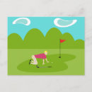 Search for vintage golfer postcards Hole in one