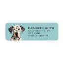 Search for dalmatian return address labels Puppy