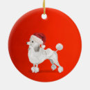 Search for red poodle christmas tree decorations Dog