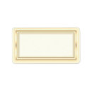 Search for blank gold return address labels Simple