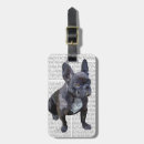 Search for french bulldog luggage tags Leaf