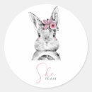 Search for pink bunny stickers Woodland animals