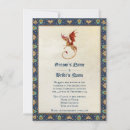 Search for dragon wedding invitations Mediaeval