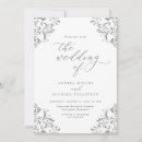 Search for flourishes wedding invitations Vintage