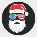 Search for face to face stickers Santa