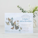 Search for gold butterfly wedding invitations Vintage