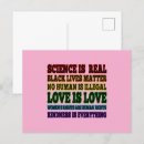 Search for justice horizontal postcards Equality