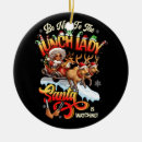 Search for lunch lady christmas tree decorations Santa
