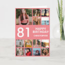 Search for 81st birthday cards Eighty first birthday