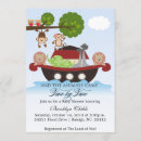 Search for noahs ark baby boy shower invitations Blue