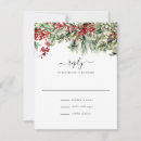 Search for holiday party rsvp cards Red and green