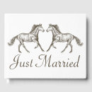 Search for western wedding guest books Equestrian