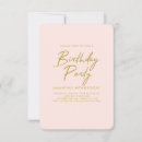 Search for golden birthday invitations Typography