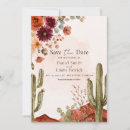 Search for cactus save the dates Minimalist