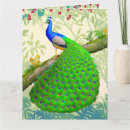 Search for indian peafowl postcards Blue