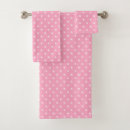 Search for stars bath towels Pink