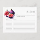 Search for figs invitations Watercolor
