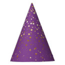 Search for purple paper party hats Birthday