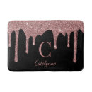 Search for sparkle bath mats Rose gold