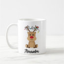 Search for funny nose mugs Reindeer
