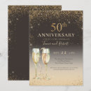 Search for elegant 50th anniversary invitations Glitter