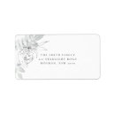 Search for botanical illustration return address labels Elegant