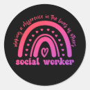 Search for social worker stickers Rainbow