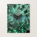 Search for technology puzzles Green