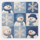 Search for quilt pattern stickers Snowman