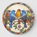 Search for art glass clocks Nature