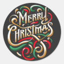 Search for gold merry christmas stickers Green