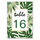Search for tropical numbers table cards Gold
