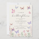 Search for butterfly bridal shower invitations Wildflowers