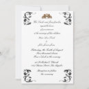 Search for gold filigree wedding invitations Ornate