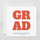 Search for red and blue graduation invitations Modern
