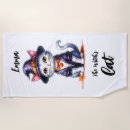 Search for halloween towels Feline