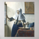 Search for water pitcher posters Johannes vermeer