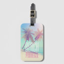 Search for palm tree luggage tags Beach life