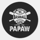 Search for cartoon baseball stickers Papa