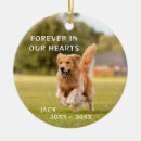 Search for pet memorial ornaments Loss of pet