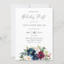 Search for navy christmas invitations Floral