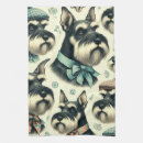 Search for schnauzer tea towels Puppy