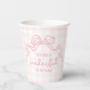 Search for pink paper cups Watercolor