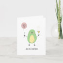 Search for cute avocado cards Illustration