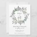 Search for olive branch save the dates Greenery