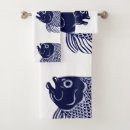 Search for blue fish bath towels White