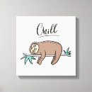 Search for sloth canvas prints Tropical