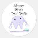 Search for tooth and toothbrush stickers Dental