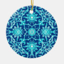 Search for white peacock christmas tree decorations Turquoise