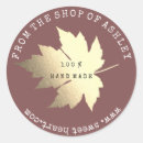 Search for red maple leaf stickers Gold